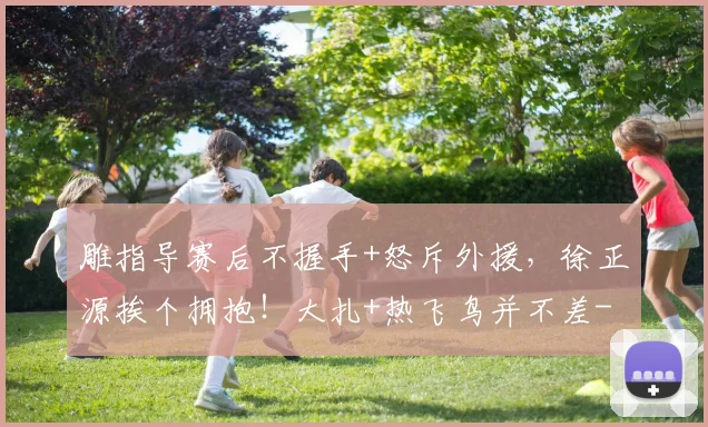 雕指导赛后不握手+怒斥外援，徐正源挨个拥抱！大扎+热飞鸟并不差